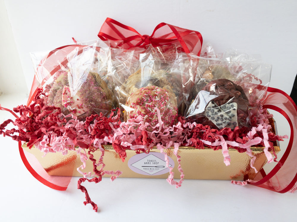 Medium Valentines Day Cookie Gift Basket