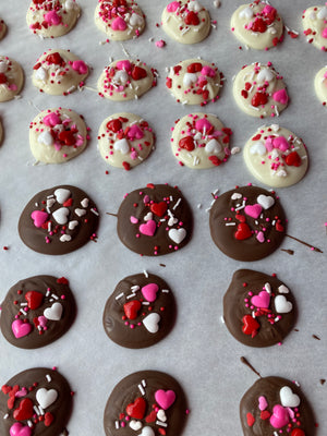 Milk Chocolate Valentines Clusters